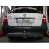 S082C GALIA Полностью оцинкованный фаркоп на Skoda Fabia седан/универсал 2000-2014, с 2008-2014 требуется электрика с блоком согласования. Подрозетник убирается за бампер. Тип шара: C (горизонтальный съемный). Невидимый вырез бампера. Нагрузки: 1200/50 кг