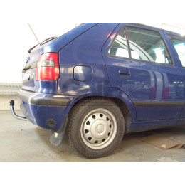 S084A GALIA Полностью оцинкованный фаркоп на Skoda Felicia хетчбек 1996-2002. Тип шара: A. Установка без снятия и выреза бампера. Нагрузки: 1000/50 кг, масса фар