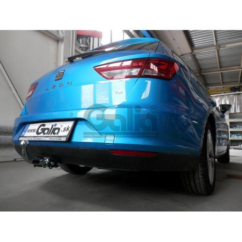 S108A GALIA Полностью оцинкованный фаркоп на SEAT Leon ST универсал 2013-2020. Тип шара: A. Нагрузки: 1800/80 кг, масса фаркопа 14,5 кг