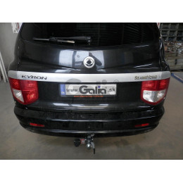 S109A GALIA Полностью оцинкованный фаркоп на Ssang Yong Rexton 2 2006-2012, Rexton W 2012-2017. Тип шара: A. Невидимый вырез бампера. Нагрузки: 3500/140 кг, масса фаркопа 18,52
