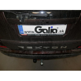 S109A GALIA Полностью оцинкованный фаркоп на Ssang Yong Rexton 2 2006-2012, Rexton W 2012-2017. Тип шара: A. Невидимый вырез бампера. Нагрузки: 3500/140 кг, масса фаркопа 18,52