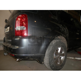 S109A GALIA Полностью оцинкованный фаркоп на Ssang Yong Rexton 2 2006-2012, Rexton W 2012-2017. Тип шара: A. Невидимый вырез бампера. Нагрузки: 3500/140 кг, масса фаркопа 18,52