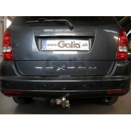 S109A GALIA Полностью оцинкованный фаркоп на Ssang Yong Rexton 2 2006-2012, Rexton W 2012-2017. Тип шара: A. Невидимый вырез бампера. Нагрузки: 3500/140 кг, масса фаркопа 18,52