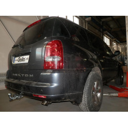 S109A GALIA Полностью оцинкованный фаркоп на Ssang Yong Rexton 2 2006-2012, Rexton W 2012-2017. Тип шара: A. Невидимый вырез бампера. Нагрузки: 3500/140 кг, масса фаркопа 18,52