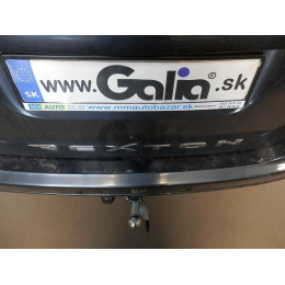 S109A GALIA Полностью оцинкованный фаркоп на Ssang Yong Rexton 2 2006-2012, Rexton W 2012-2017. Тип шара: A. Невидимый вырез бампера. Нагрузки: 3500/140 кг, масса фаркопа 18,52
