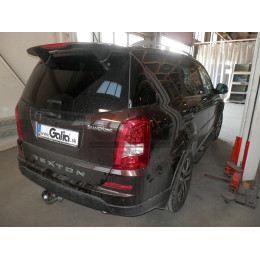 S109A GALIA Полностью оцинкованный фаркоп на Ssang Yong Rexton 2 2006-2012, Rexton W 2012-2017. Тип шара: A. Невидимый вырез бампера. Нагрузки: 3500/140 кг, масса фаркопа 18,52
