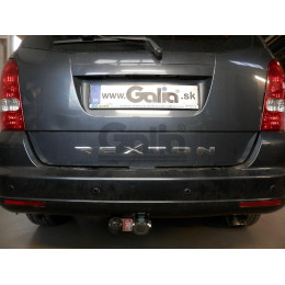S109A GALIA Полностью оцинкованный фаркоп на Ssang Yong Rexton 2 2006-2012, Rexton W 2012-2017. Тип шара: A. Невидимый вырез бампера. Нагрузки: 3500/140 кг, масса фаркопа 18,52