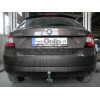 S110A GALIA Полностью оцинкованный фаркоп на Skoda Fabia хетчбек 2014-2021. Подрозетник убирается за бампер. Тип шара: A. Невидимый вырез бампера. Нагрузки: 1200/75 кг, масса фаркопа 12,32 кг