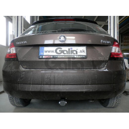 S110A GALIA Полностью оцинкованный фаркоп на Skoda Fabia хетчбек 2014-2021. Подрозетник убирается за бампер. Тип шара: A. Невидимый вырез бампера. Нагрузки