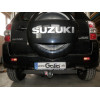S114C GALIA Полностью оцинкованный фаркоп на Suzuki Grand Vitara 3 двери 2005-2016. Тип шара: C (горизонтальный съемный). Установка без снятия и выреза бампера. Нагрузки: 1800/90 кг, масса фаркопа 16,67 кг