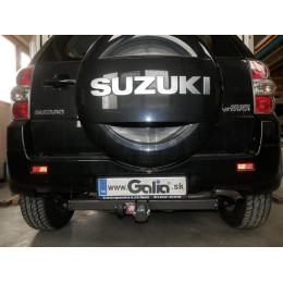 S114C GALIA Полностью оцинкованный фаркоп на Suzuki Grand Vitara 3 двери 2005-2016. Тип шара: C (горизонтальный съемный). Установка без снятия и выреза бампера. 