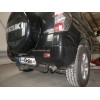 S114C GALIA Полностью оцинкованный фаркоп на Suzuki Grand Vitara 3 двери 2005-2016. Тип шара: C (горизонтальный съемный). Установка без снятия и выреза бампера. Нагрузки: 1800/90 кг, масса фаркопа 16,67 кг