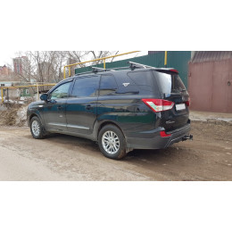 FA 0580-E Бизон Фаркоп на SsangYong Kyron 2005-2016 (с подрезкой бампера). Тип шара: E (легкосъемный шар под квадрат). Нагрузки: 3500/120 кг. Не комплектуется элек