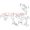 T-174 STEINHOF Фаркоп на Toyota Land Cruiser Prado J150 11/2009-2023. Требуется подрезка бампера. Тип шара: F. Нагрузки: 3500/140 кг (без электрики в комплекте)