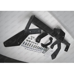 T-GAZ-01FC TAVIALS ТСУ со съемным шаром для ГАЗ Газель 2705 (без снятия запасного колеса) 1994-2008 без снятия и выреза бампера. Нагрузки: 1000/75 кг, масса фар