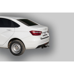 T-VAZ-41E TAVIALS ТСУ для Lada Vesta седан 2015-2022 без выреза бампера. Тип шара: E. Нагрузки: 1200/100 кг, масса фаркопа 12,8 кг (без электрики в комплекте)