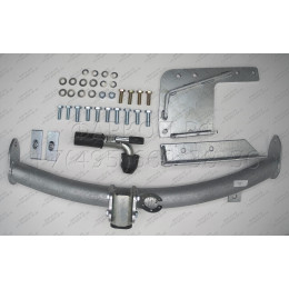 T050C GALIA Полностью оцинкованный фаркоп на Toyota Land Cruiser 100 1998-2008, Lexus LX470 1998-2008. Тип шара: C (горизонтальный съемный). Установка без снятия и выреза б