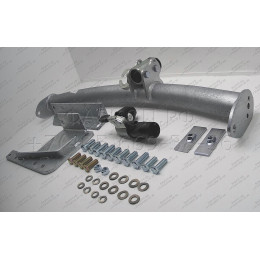 T050C GALIA Полностью оцинкованный фаркоп на Toyota Land Cruiser 100 1998-2008, Lexus LX470 1998-2008. Тип шара: C (горизонтальный съемный). Установка без снятия и выреза б