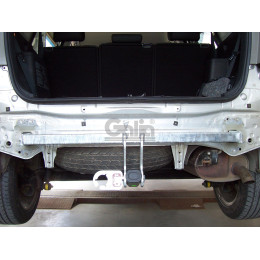 T053A GALIA Полностью оцинкованный фаркоп на Toyota Corolla Verso 2004-2009. Тип шара: A. Требуется подрезка бампера. Нагрузки: 1400/60 кг, масса фаркопа 15,01 кг