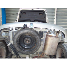 T053A GALIA Полностью оцинкованный фаркоп на Toyota Corolla Verso 2004-2009. Тип шара: A. Требуется подрезка бампера. Нагрузки: 1400/60 кг, масса фаркопа 15,01 кг