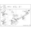 T053A GALIA Полностью оцинкованный фаркоп на Toyota Corolla Verso 2004-2009. Тип шара: A. Требуется подрезка бампера. Нагрузки: 1400/60 кг, масса фаркопа 15,01 кг