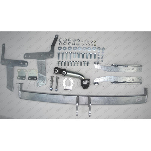 T053A GALIA Полностью оцинкованный фаркоп на Toyota Corolla Verso 2004-2009. Тип шара: A. Требуется подрезка бампера. Нагрузки: 1400/60 кг, масса фаркопа 15,01 кг