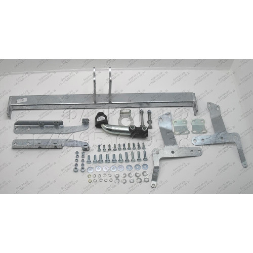 T053A GALIA Полностью оцинкованный фаркоп на Toyota Corolla Verso 2004-2009. Тип шара: A. Требуется подрезка бампера. Нагрузки: 1400/60 кг, масса фаркопа 15,01 кг