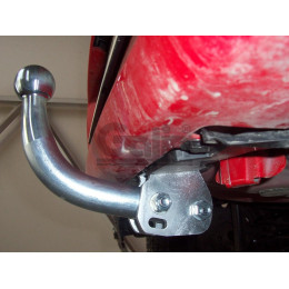 T057A GALIA Полностью оцинкованный фаркоп на Toyota Yaris 2005-2014. Особенности: с 2012 по 2014 необходимо отрегулировать положение глушителя. Тип шара: A. Без