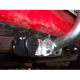 T057A GALIA Полностью оцинкованный фаркоп на Toyota Yaris 2005-2014. Особенности: с 2012 по 2014 необходимо отрегулировать положение глушителя. Тип шара: A. Без