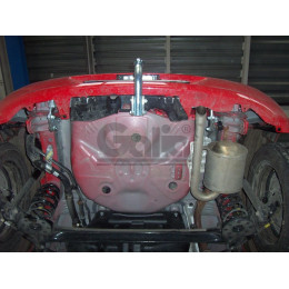 T057A GALIA Полностью оцинкованный фаркоп на Toyota Yaris 2005-2014. Особенности: с 2012 по 2014 необходимо отрегулировать положение глушителя. Тип шара: A. Без