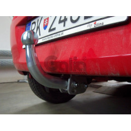 T057A GALIA Полностью оцинкованный фаркоп на Toyota Yaris 2005-2014. Особенности: с 2012 по 2014 необходимо отрегулировать положение глушителя. Тип шара: A. Без