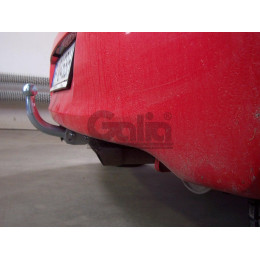 T057A GALIA Полностью оцинкованный фаркоп на Toyota Yaris 2005-2014. Особенности: с 2012 по 2014 необходимо отрегулировать положение глушителя. Тип шара: A. Без