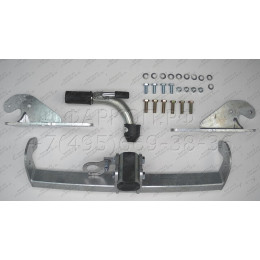 T060C GALIA Полностью оцинкованный фаркоп на Toyota Corolla E15 седан 2007-2013. Подрозетник убирается за бампер. Тип шара: C (горизонтальный съемный). Невиди