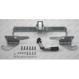 T060C GALIA Полностью оцинкованный фаркоп на Toyota Corolla E15 седан 2007-2013. Подрозетник убирается за бампер. Тип шара: C (горизонтальный съемный). Невиди