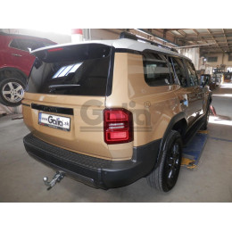 T081V GALIA Полностью оцинкованный фаркоп на Toyota Land Cruiser J250 2023-, Lexus GX J250 2023-. Подрозетник убирается за бампер. Тип шара: AV (вертикальное быстросъем