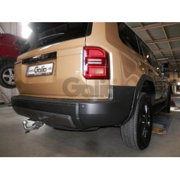 T081V GALIA Полностью оцинкованный фаркоп на Toyota Land Cruiser J250 2023-, Lexus GX J250 2023-. Подрозетник убирается за бампер. Тип шара: AV (вертикальное быстросъем