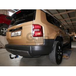 T081V GALIA Полностью оцинкованный фаркоп на Toyota Land Cruiser J250 2023-, Lexus GX J250 2023-. Подрозетник убирается за бампер. Тип шара: AV (вертикальное быстросъем