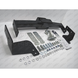 T110-F Лидер-плюс ТСУ для Toyota Land Cruiser 200 2007-2021, Lexus LX570 2007-2021, Lexus LX450d 2015-2021 без снятия и выреза бампера. Тип шара: F. Нагрузки: 2000/100 кг, масса фаркопа 19
