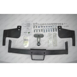 T110-F Лидер-плюс ТСУ для Toyota Land Cruiser 200 2007-2021, Lexus LX570 2007-2021, Lexus LX450d 2015-2021 без снятия и выреза бампера. Тип шара: F. Нагрузки: 2000/100 кг, масса фаркопа 19