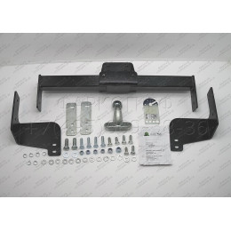 T110-F Лидер-плюс ТСУ для Toyota Land Cruiser 200 2007-2021, Lexus LX570 2007-2021, Lexus LX450d 2015-2021 без снятия и выреза бампера. Тип шара: F. Нагрузки: 2000/100 кг, масса фаркопа 19