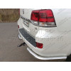 TCU00026N ТСС Фаркоп на Toyota Land Cruiser 200 2007-2021. Требуется подрезка бампера. Тип шара: E (шаровый узел под американский квадрат с нержавеющим шаром). Нагрузки: 2500/100 кг