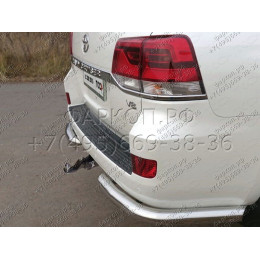 TCU00026N ТСС Фаркоп на Toyota Land Cruiser 200 2007-2021. Требуется подрезка бампера. Тип шара: E (шаровый узел под американский квадрат с нержавеющим шаром). Н