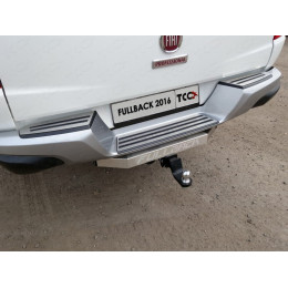 TCU00087 ТСС Распродажа! Фаркоп оцинкованный на Fiat Fullback 2016-2019 (для а/м с задним бампером) с накладкой с надписью Fullback без подрезки бампера. Тип ша