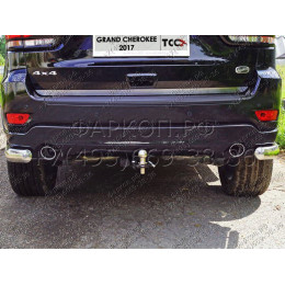 TCU00120N ТСС Фаркоп на Jeep Grand Cherokee 2017-2021 без подрезки бампера. Тип шара: E (шаровый узел под американский квадрат с нержавеющим шаром). Нагрузки: 30