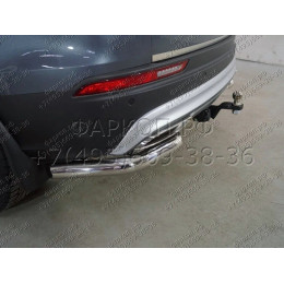 TCU00299 ТСС Фаркоп на Geely Atlas Pro 2021-2024, Belgee X70 2024-. Требуется подрезка бампера. Тип шара: E (шаровый узел под американский квадрат). Нагрузки: 750/50 кг