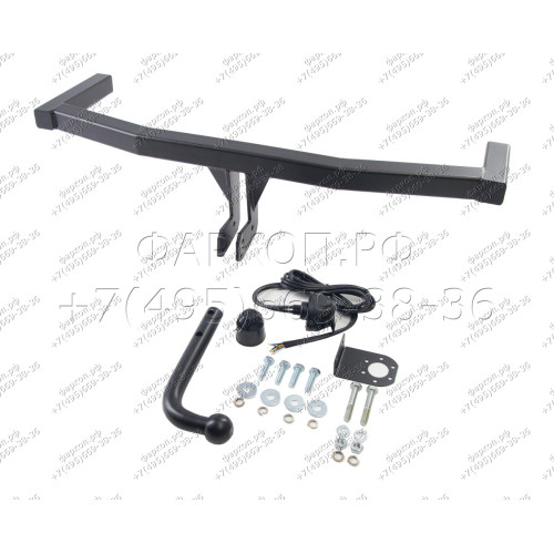 H.T49.A HALTY Фаркоп на Toyota Fielder 2WD/4WD 2006-2012. Возможно потребуется подрезка бампера. Тип шара: A. Нагрузки: 750/75 кг, масса фаркопа 12,9 кг