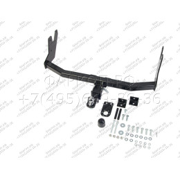 H.T53.E HALTY Фаркоп на Toyota Granvia 1995-2004, Toyota Grand Hiace 1999-2002, Toyota Hiace H12, H22, H18, H28 1995-2005 без подрезки бампера. Тип шара: E. Нагрузки: 750/75 кг, масса фаркопа 18,6 к