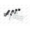 H.T53.E HALTY Фаркоп на Toyota Granvia 1995-2004, Toyota Grand Hiace 1999-2002, Toyota Hiace H12, H22, H18, H28 1995-2005 без подрезки бампера. Тип шара: E. Нагрузки: 750/75 кг, масса фаркопа 18,6 кг