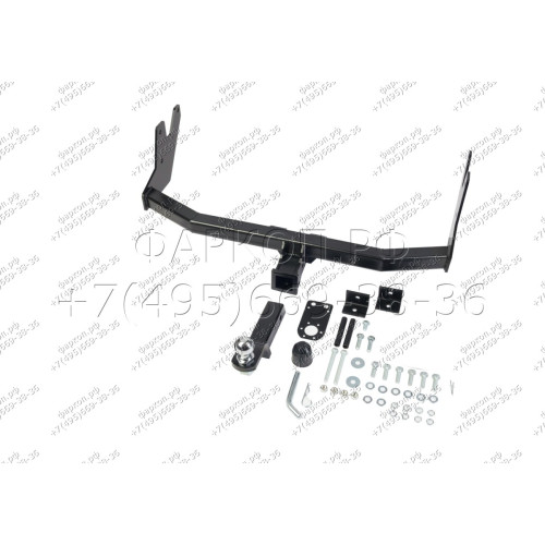 H.T53.E HALTY Фаркоп на Toyota Granvia 1995-2004, Toyota Grand Hiace 1999-2002, Toyota Hiace H12, H22, H18, H28 1995-2005 без подрезки бампера. Тип шара: E. Нагрузки: 750/75 кг, масса фаркопа 18,6 кг