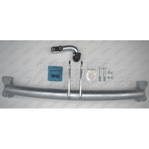 V052A GALIA Полностью оцинкованный фаркоп на Audi Q7 2006-2015, Porsche Cayenne 2002-2010, 2010-2018, Volkswagen Touareg 2002-2010, 2010-2018. Тип шара: A. Минимальная подрезка бампера. Нагрузки: 3500/140 кг, масса фаркопа 16,87 кг